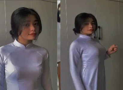Nữ sinh áo dài mông tròn phê mê mải